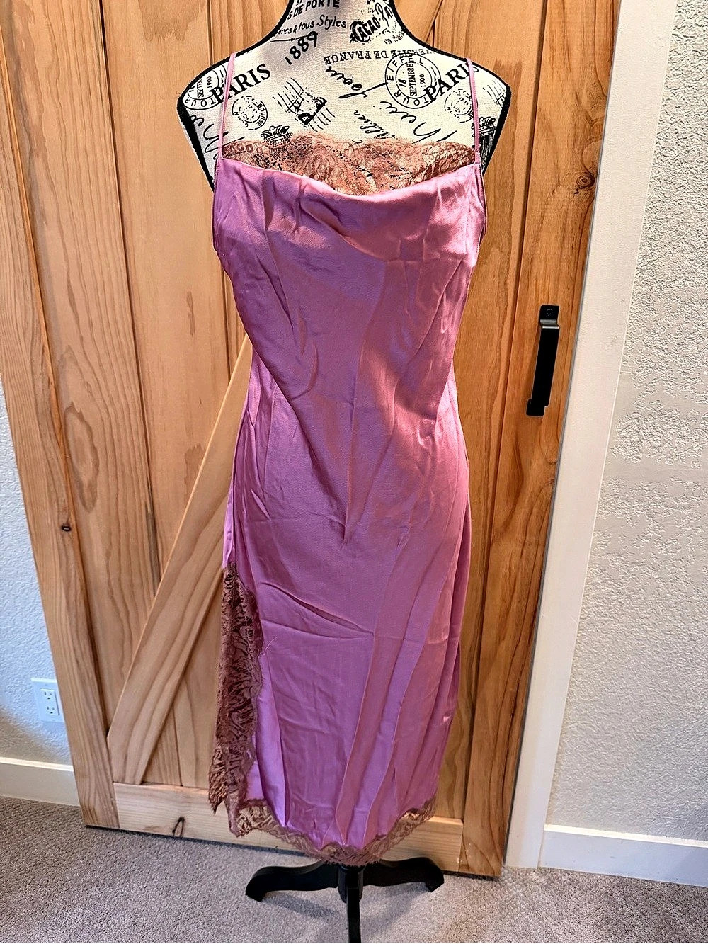 Victoria Secret Women's Pink satin Dress